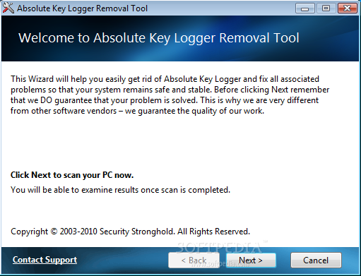 Absolute Key Logger Removal Tool 1 1
