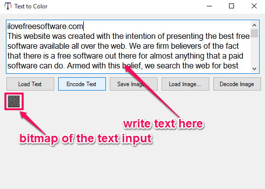 text to color