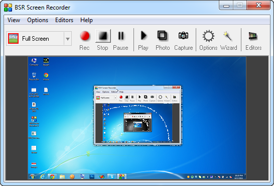 BSR Screen Recorder Ücretsiz İndir Ekran Videosu Çekme Kaydetme Programı