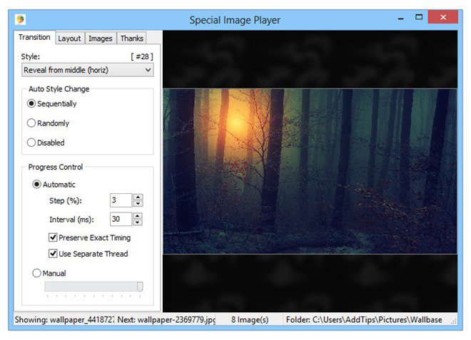 Special Image Player