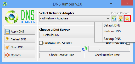 Dns Jumper Backup And Restore Dns Servers