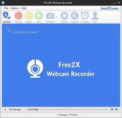 Free2X Webcam Recorder Screenshot