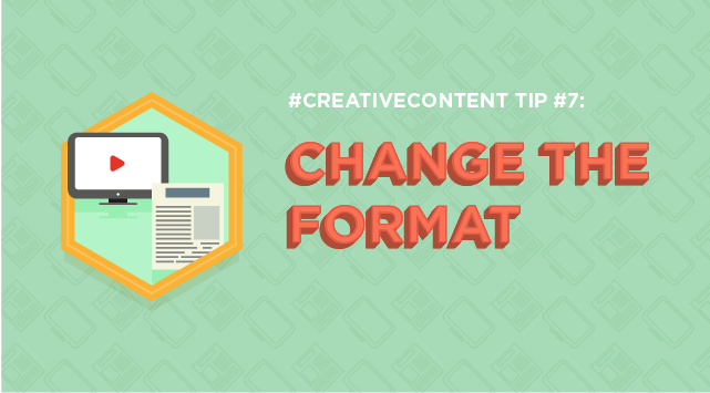 Quick tip #7 - Change the format