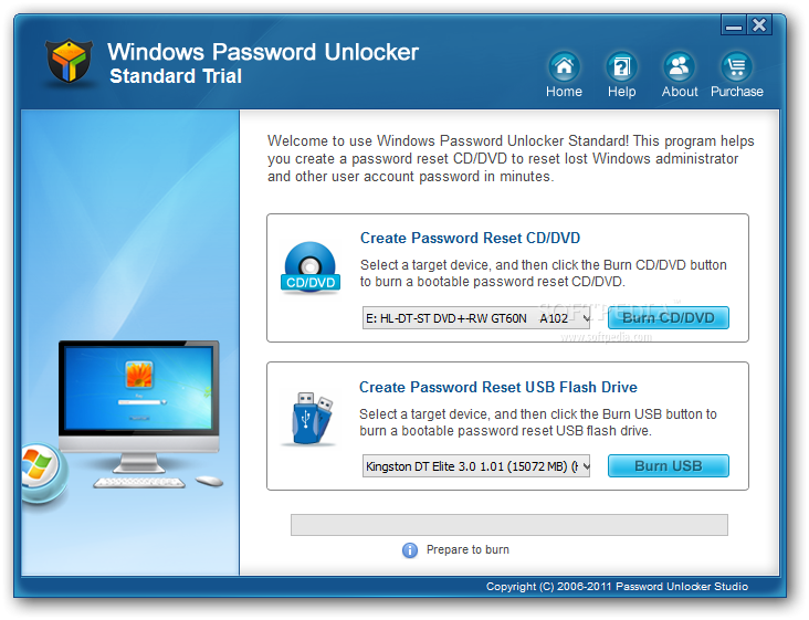 Windows Password Unlocker 1 1