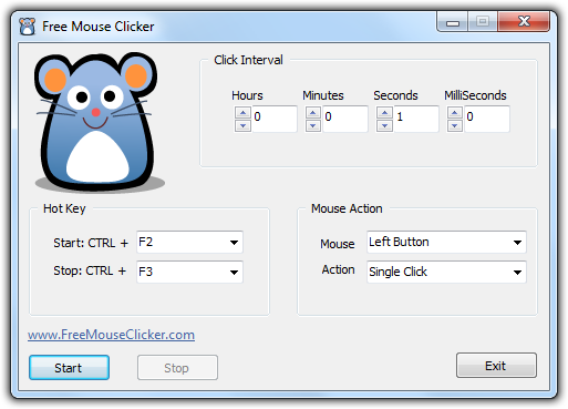 Free Mouse Clicker 1