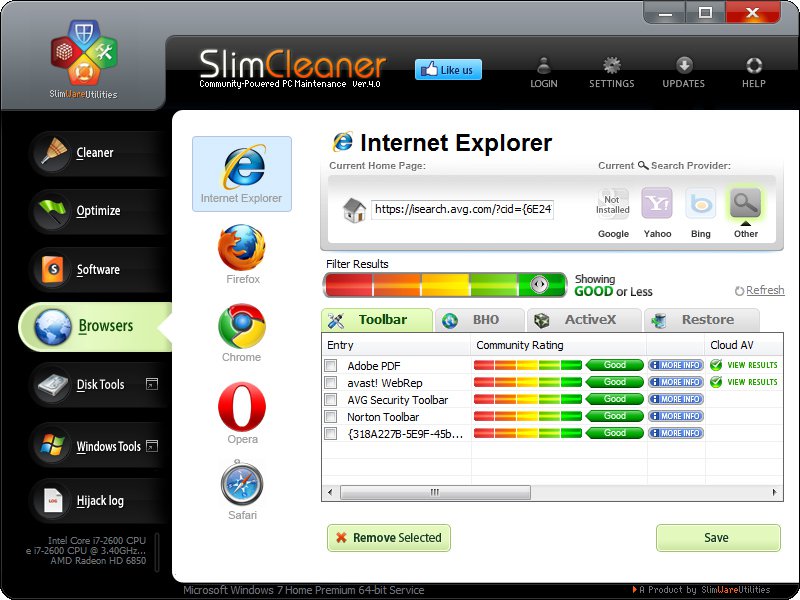 Ss Browsers Slimcleaner 13