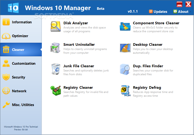 Windows 10 Manager 2