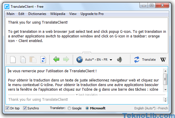 Google Translate Client 1