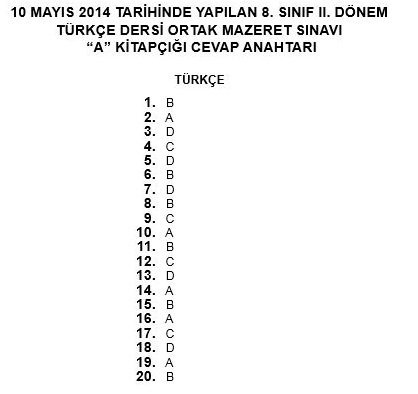 Teog 2014 1 Donem Mazeret Sinavi Turkce Sorulari Ve Cevaplari 51555 5 3