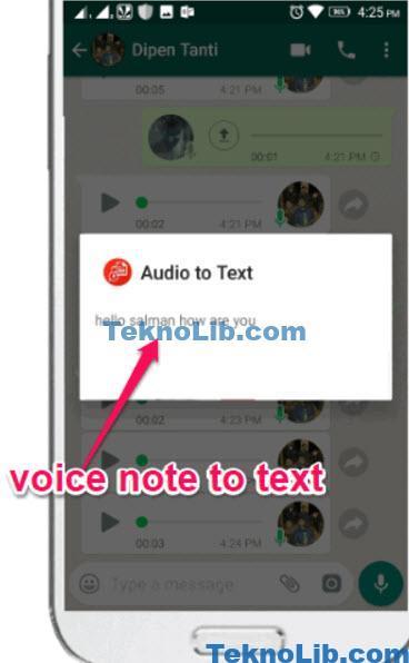 WhatsApp Sesli Mesajı Yazıya Çevirme (Android ve iPhone İçin)
