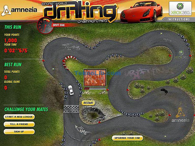 Screenshot of the Drifting Championships free online car game