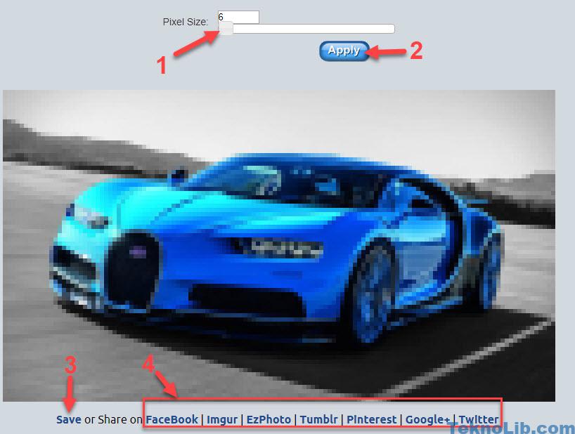 Fotoğraf Pikselleştirme Sitesi Programsız Resmi Piksele Çevirme