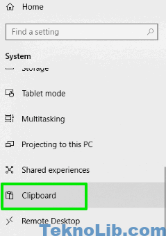 Select Clipboard