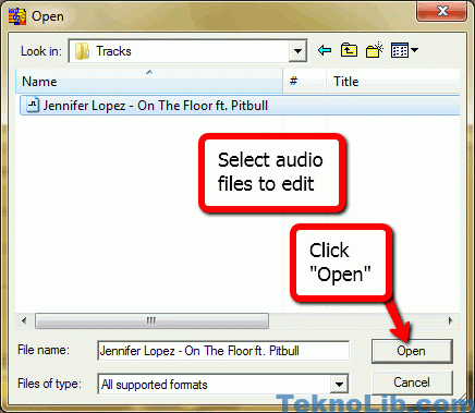 Select Music Files To Remove Voice