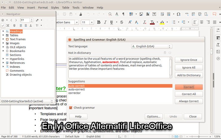 En İyi Office Alternatifi LibreOffice
