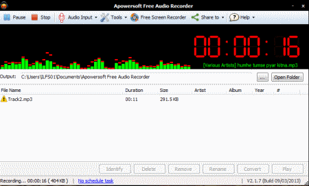 Apowersoft Free Audio Recorder 1 19