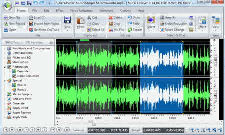 Free Audio Editor 2014 1 7