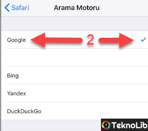 iPhone Safari Arama Motoru Değiştirme Nasıl Yapılır? Resimli Anlatım