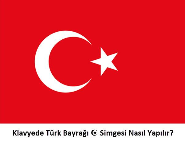 Klavyede Turk Bayragi ☪ Simgesi Nasil Yapilir 1 1 1