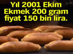 2001 Ekmek Fiyatı (Bir Ekmek Kaç Para ve 1KG Ekmek Ne Kadar?)