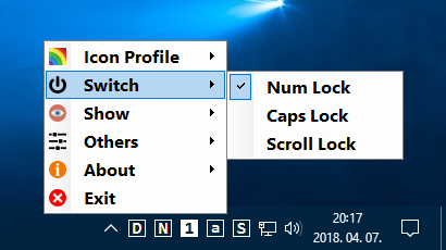 Caps Lock ve Num Lock Göstergesi Programı Windows 11-10