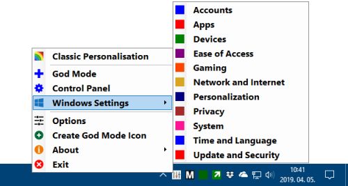 Windows 10 Sistem Ayarlarını Değiştirme Programı Gizli Ayarları Açma