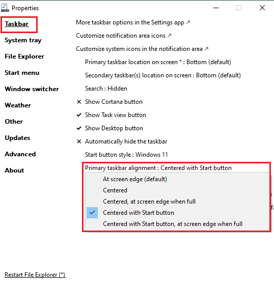 Windows 10'Da Görev Çubuğu Windows 11 Gibi Olsun