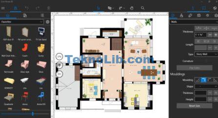 3D Ev Çizimi Yapma Ücretsiz Dekorasyon Programı (Windows 10 İçin)