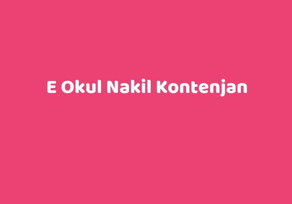 E Okul Nakil Kontenjan